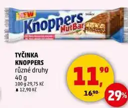 Penny Market KNOPPERS tyčinka různé druhy, 40 g nabídka
