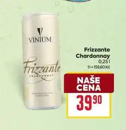 Billa Frizzante Chardonnay 0,25l nabídka