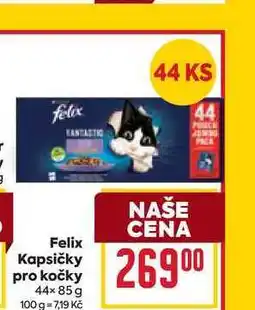 Billa Felix Kapsičky pro kočky 44x85 g nabídka