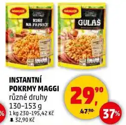 Penny Market INSTANTNÍ POKRMY MAGGI různé druhy, 130-153 g nabídka