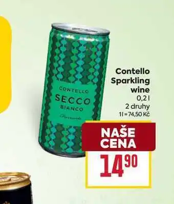 Billa Contello Sparkling wine 0,2l nabídka