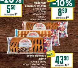 Billa Srdce domova klub Závin 400 g nabídka