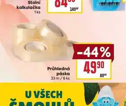 Billa Průhledná páska 33 m / 6 ks nabídka