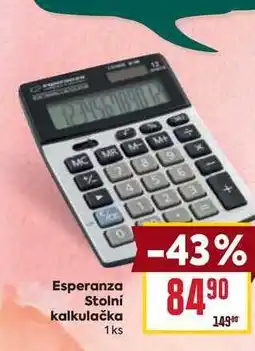 Billa Esperanza Stolní kalkulačka 1ks nabídka