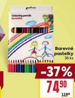 Billa Colouring pencils Barevné pastelky 36 ks nabídka