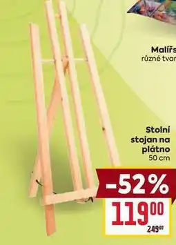 Billa Malířs různé tvar Stolní stojan na plátno 50 cm nabídka