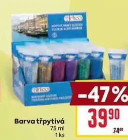 Billa Barva třpytivá 75 ml 1ks nabídka