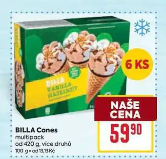 Billa BILLA Cones multipack od 420 g nabídka