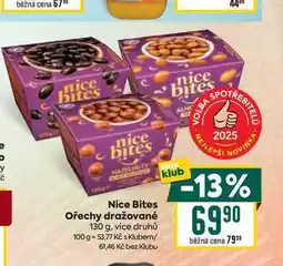 Billa Nice Bites Ořechy dražované 130 g nabídka