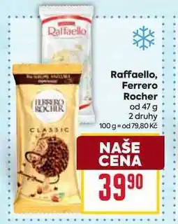 Billa Raffaello, Ferrero Rocher od 47 g nabídka