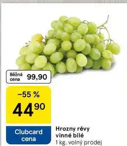 Tesco Hrozny révy vinné bílé, 1 kg nabídka