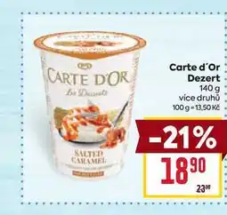 Billa Carte d'Or Dezert 140 g nabídka