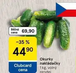 Tesco Okurky nakládačky, 1 kg nabídka