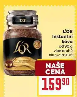 Billa L'OR Instantní Κάνα od 90 g nabídka