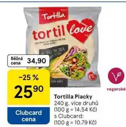 Tesco Tortilla Placky, 240 g nabídka