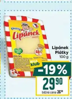 Billa Lipánek Plátky 100 g nabídka