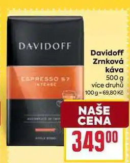 Billa Davidoff Zrnková Κάνα 500 g nabídka