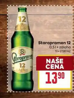 Billa Staropramen 12 0,5l nabídka