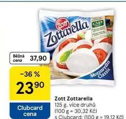 Tesco Zott Zottarella, 125 g nabídka