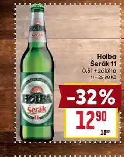 Billa Holba Šerák 11 0,5l nabídka