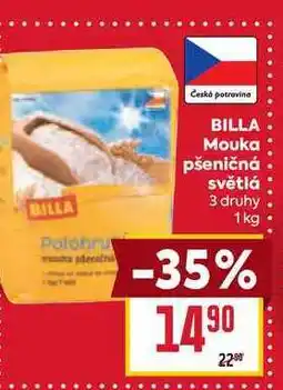 Billa BILLA Mouka pšeničná světlá 1kg nabídka