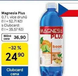 Tesco Magnesia Plus, 0,7 l, více druhů nabídka