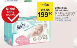 Tesco Linteo Baby Dětské plen, 42-54 ks, více druhů nabídka