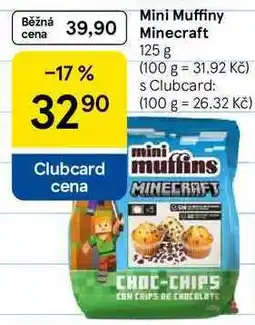 Tesco Mini Muffiny Minecraft, 125 g nabídka