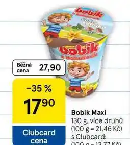 Tesco Bobík Maxi, 130 g, více druhů nabídka