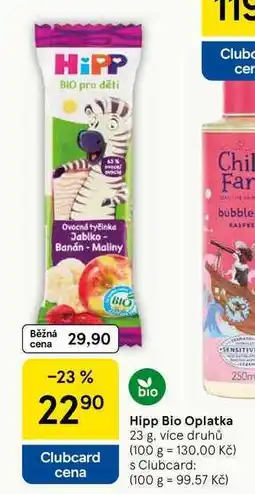 Tesco Hipp Bio Oplatka, 23 g, více druhů nabídka