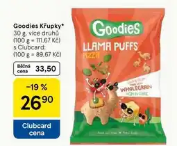 Tesco Goodies Křupky, 30 g, více druhů nabídka
