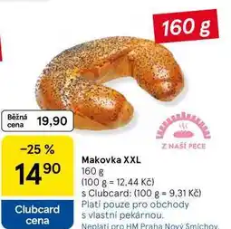 Tesco Makovka XXL, 160 g nabídka