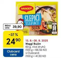 Tesco Maggi Bujón, 60 g, více druhů nabídka