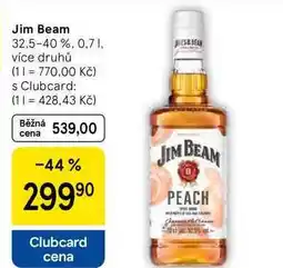 Tesco Jim Beam 32.5-40 %, 0.7 l nabídka