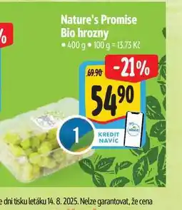 Albert Nature's Promise Bio hrozny 400 g nabídka