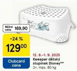 Tesco Keeeper dětský stupínek Disney, 3+. max. 80 kg nabídka