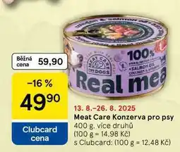 Tesco Meat Care Konzerva pro psy, 400 g nabídka