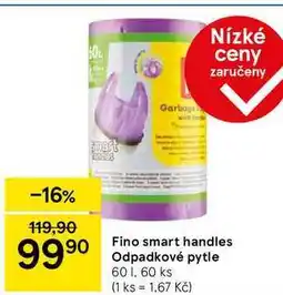 Tesco Fino smart handles, 60 l, 60 ks nabídka