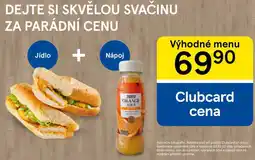 Tesco Výhodné menu Jídlo + Nápoj nabídka