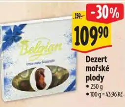Albert Dezert mořské plody nabídka