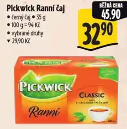 Albert Pickwick Ranní čaj nabídka