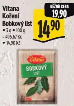 Albert Vitana Koření Bobkový list nabídka