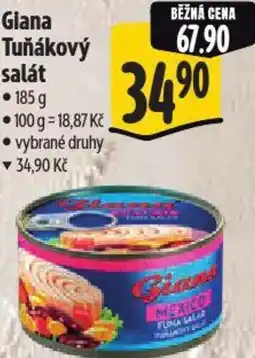 Albert Glana Tuňákový salát nabídka