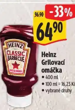 Albert Heinz Grilovací omáčka nabídka