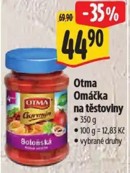Albert Otma Omáčka na těstoviny nabídka