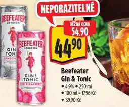 Albert Beefeater Gin & Tonic nabídka