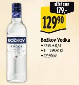 Albert Božkov Vodka nabídka