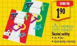 Albert Školní sešity nabídka