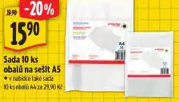 Albert Sada obalů na sešit A5 nabídka