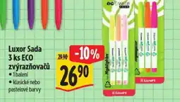 Albert Luxor Sada ECO zvýrazňovačů nabídka